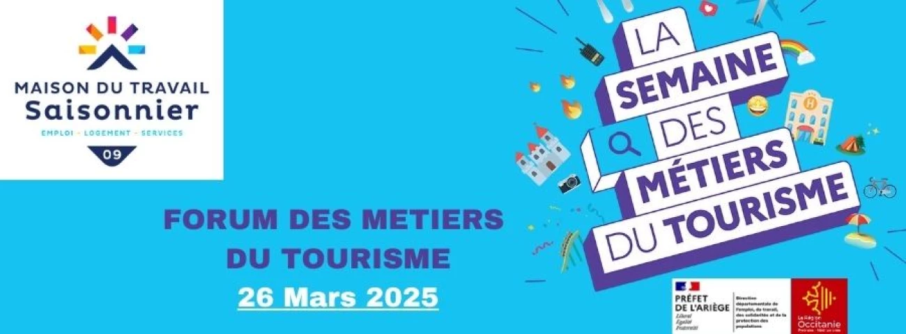 Le tourisme recrute, venez découvrir ses métiers ! Venez rencontrer les centres de formations du tourisme et découvrez des op